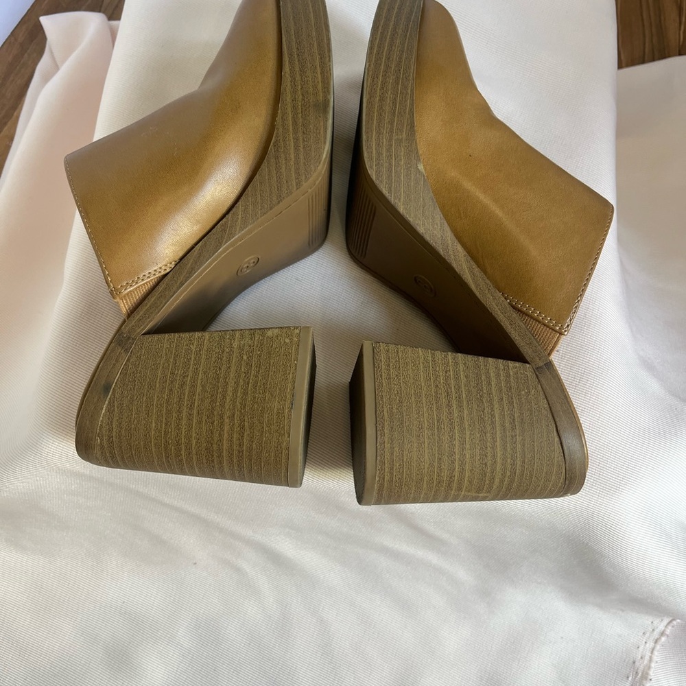 Universal Thread Brown Leather Mules - image 11